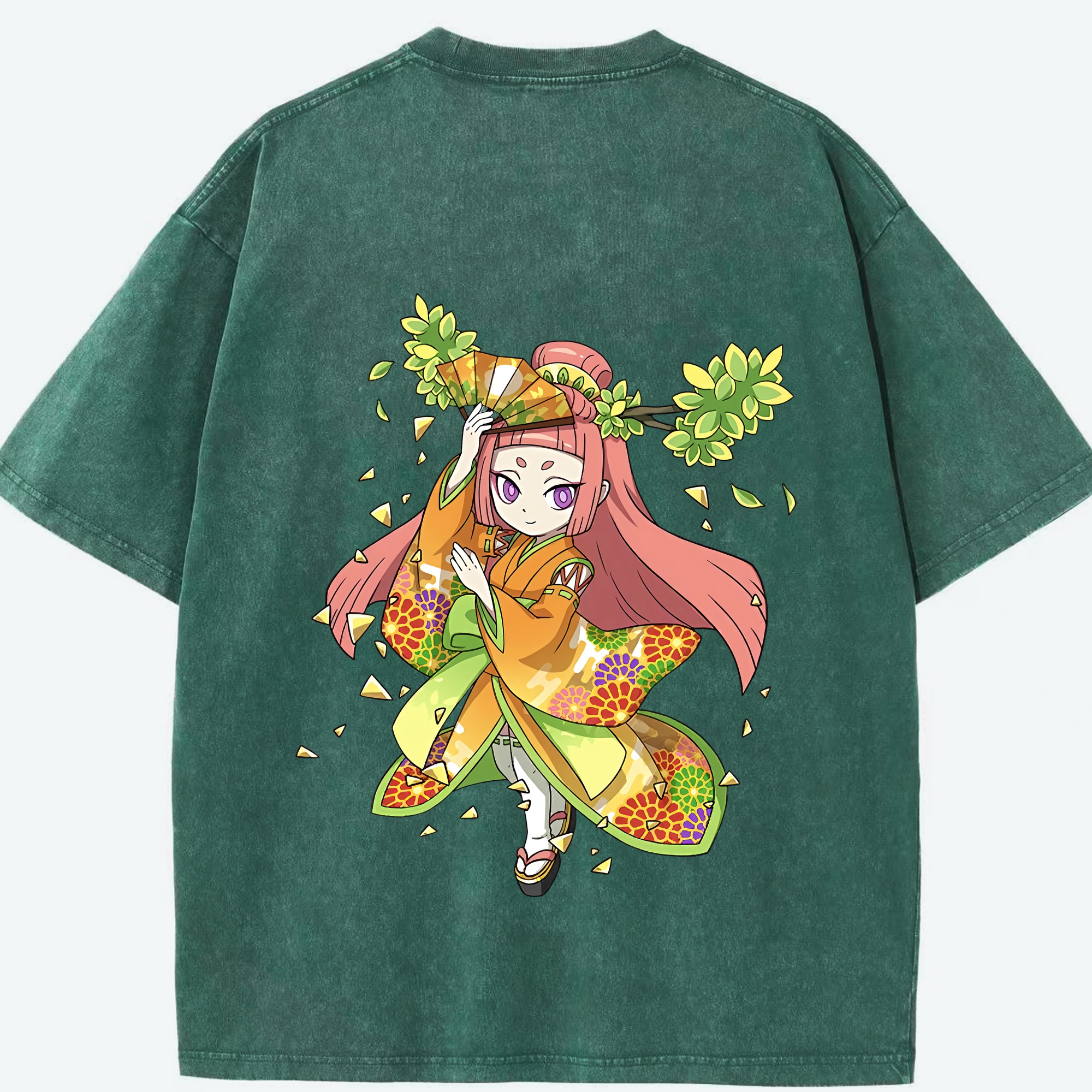 （画像用） 妖怪ウォッチ Yo-kai Watch 綿100% ヴィンテージ風 半袖Tシャツ（背面プリント）